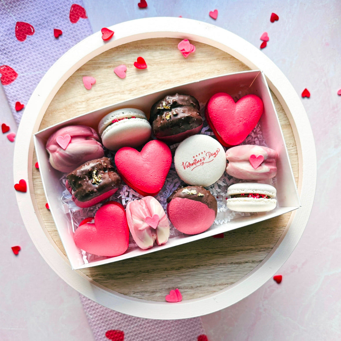 Valentine's Macaron Dozen